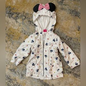 Disney White Jacket with Minnie Design, 3T